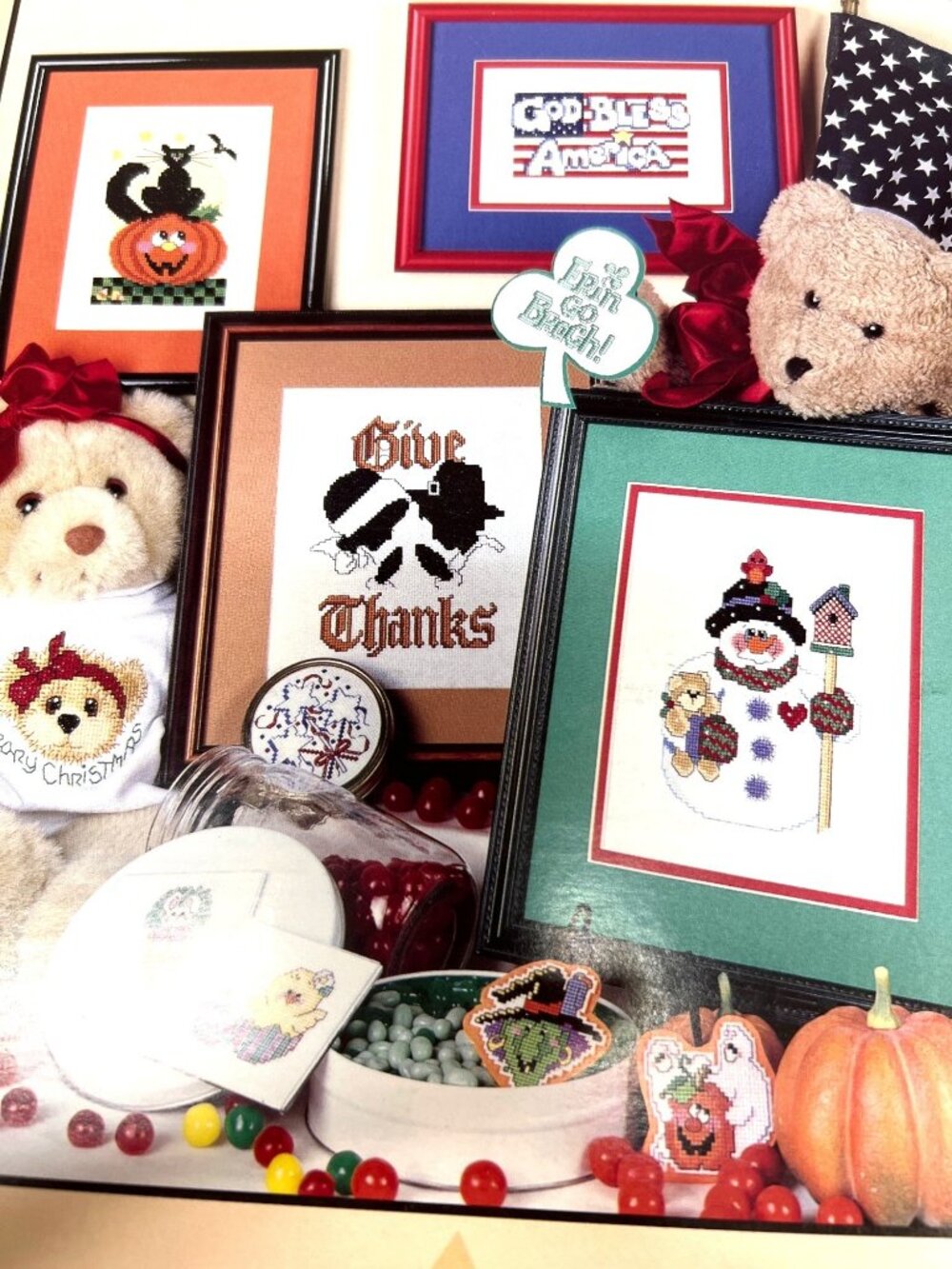 The Big Book Of Holidays Cross-Stitch Patterns Craft Book 46 Pages